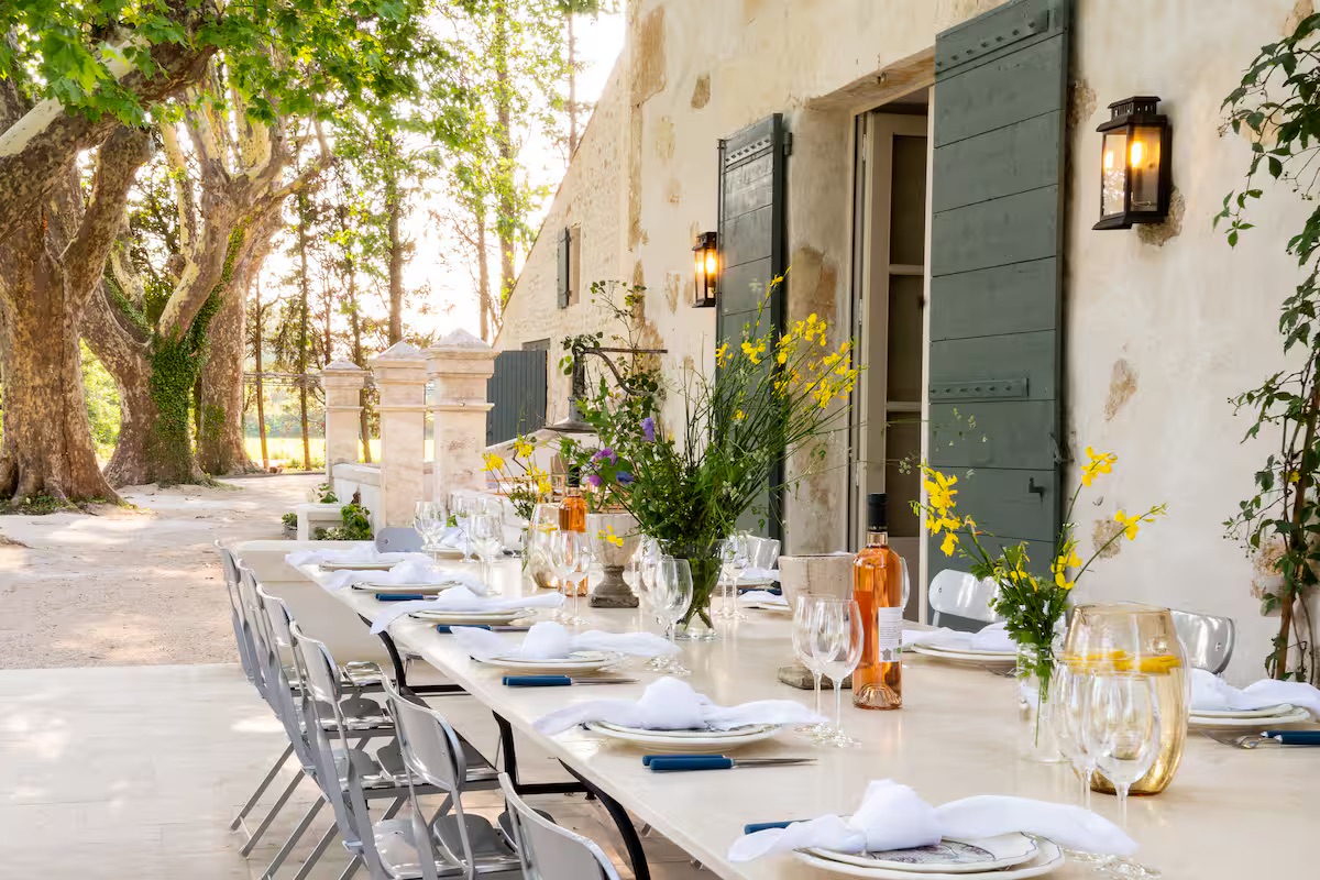 Stone Provençal villa exterior