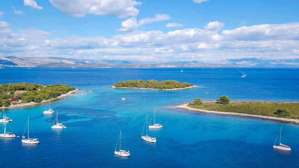 Plava laguna (Blue Lagoon) off Drvenik Veli